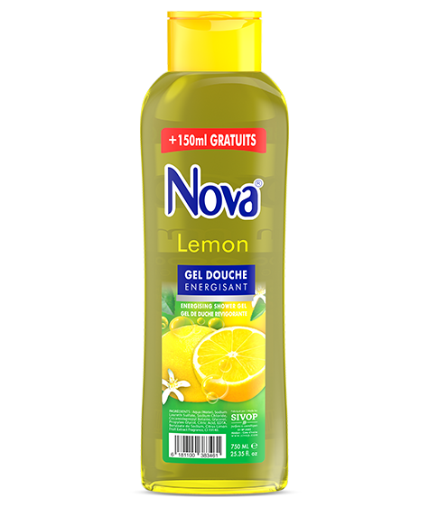 Gel douche energisant NOVA Lemon - SIVOP