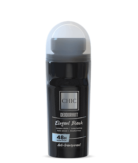 CHIC Elegant Black Roll On Deodorant  - SIVOP
