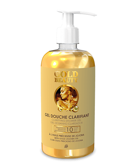 Clarifying shower gel GOLD BEAUTY with gold jojoba oil. - SIVOP