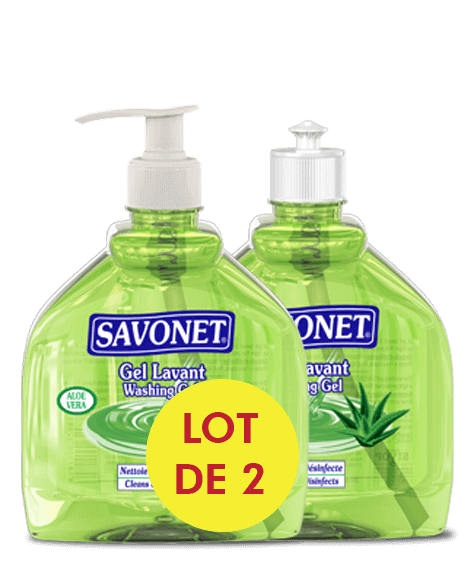 SAVONET Duo Washing gel with aloe vera - SIVOP