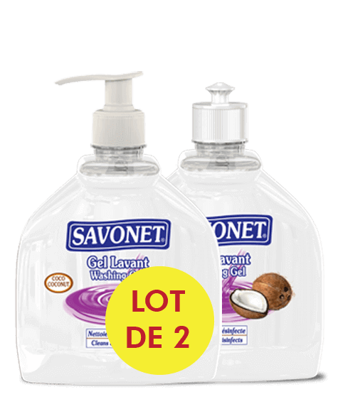 SAVONET Duo Washing gel with coconut - SIVOP