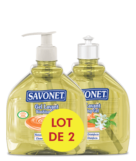 SAVONET Duo Washing gel with orange blossom - SIVOP